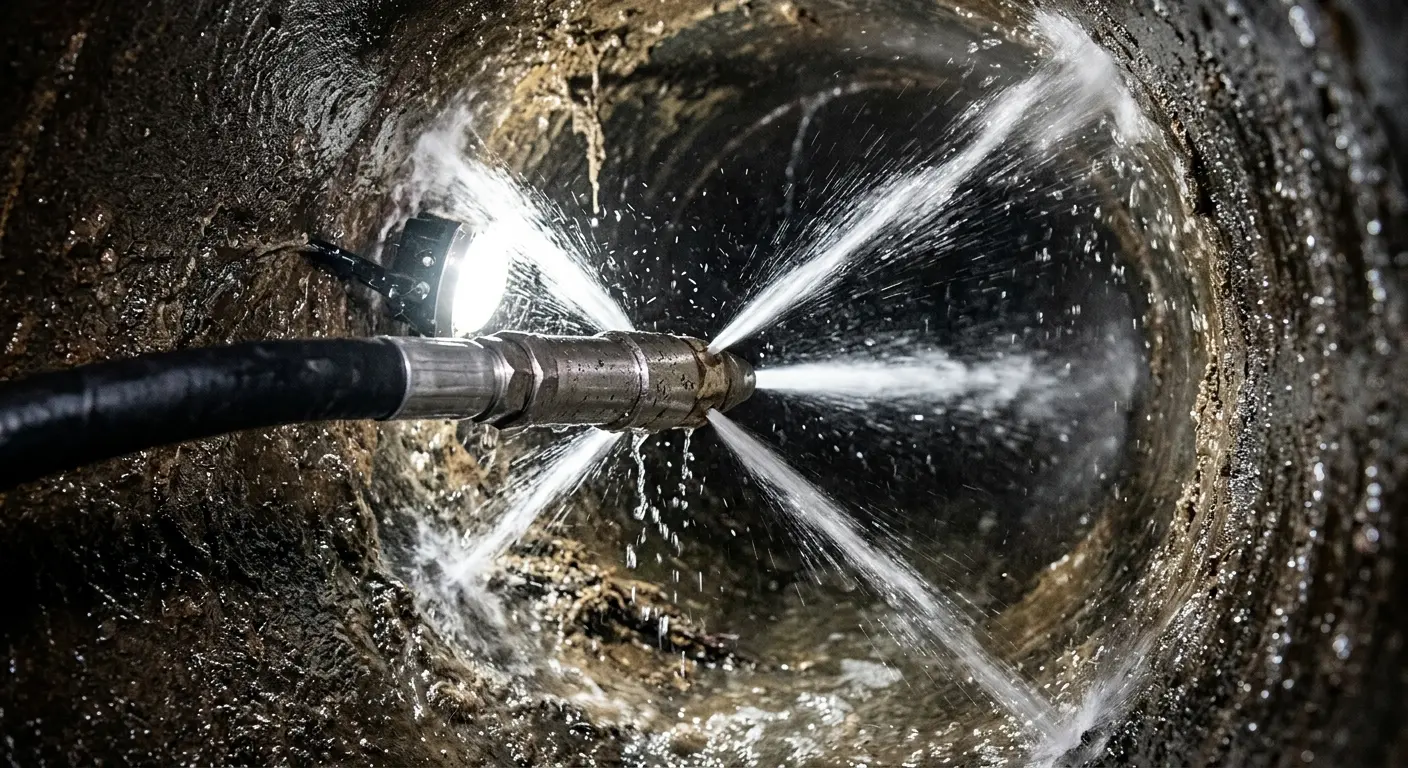 High-pressure hydro jetting nozzle cleaning sewer pipe for Sewer Cleanout in Price